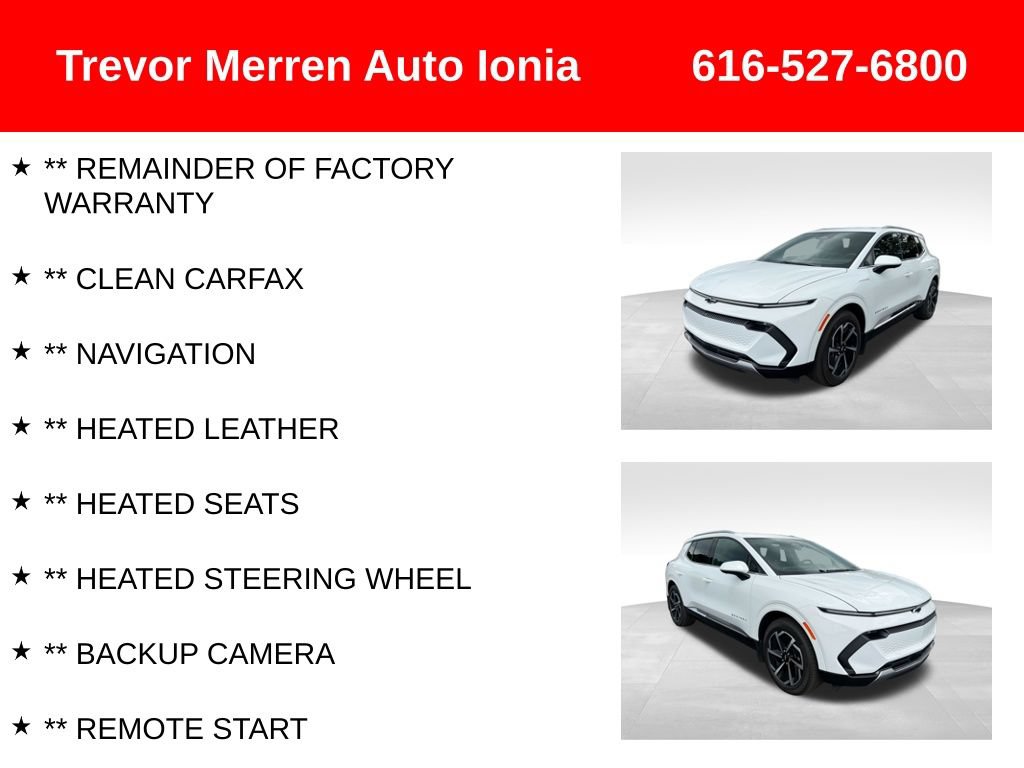 Used 2024 Chevrolet Equinox EV LT w/ LPO, All-Weather Mat Package FWD image 8