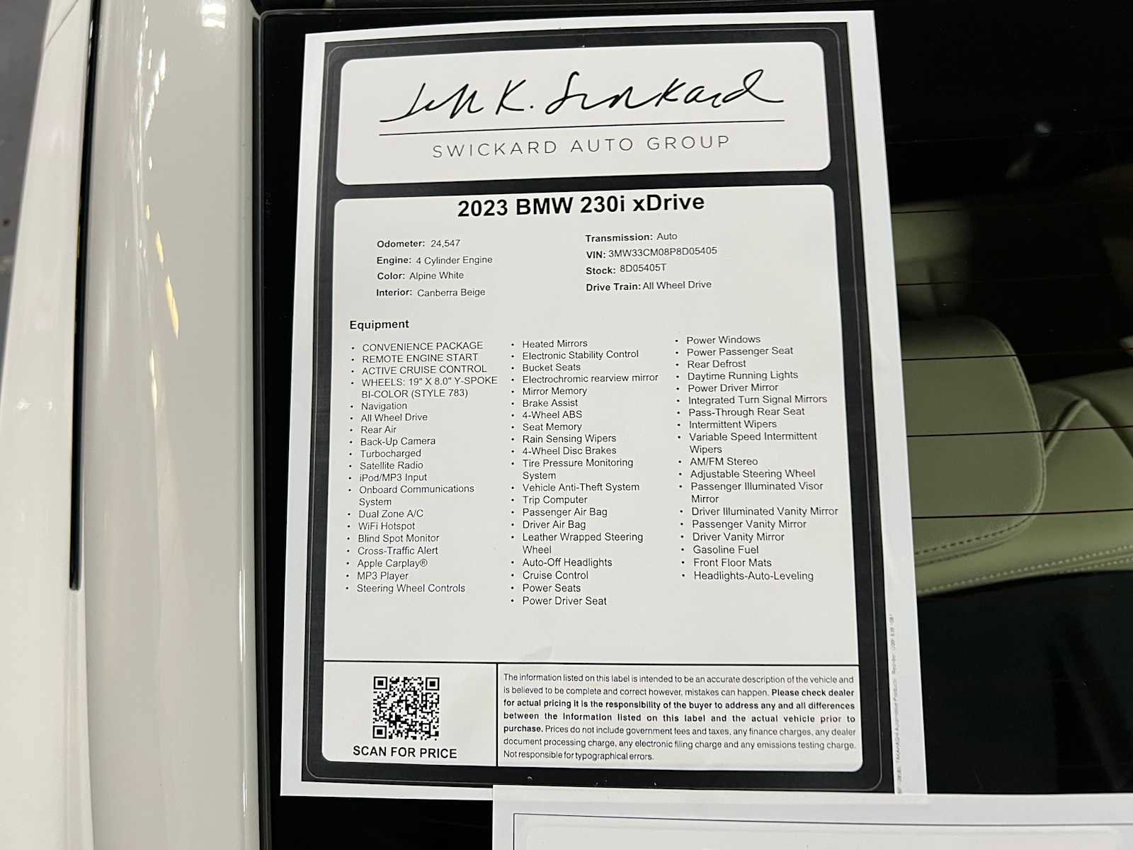 Used 2023 BMW 230i xDrive Coupe w/ Convenience Package AWD/4WD image 42