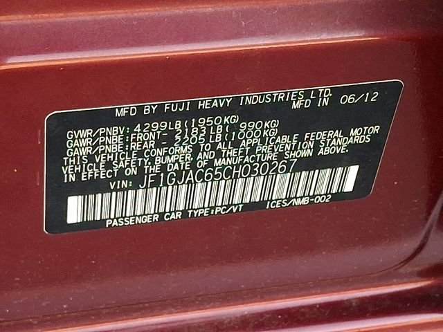 Used 2012 Subaru Impreza 2.0i Premium image 25