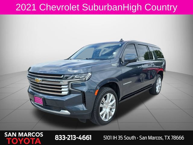 Used 2021 Chevrolet Suburban High Country w/ Premium Package RWD image 1
