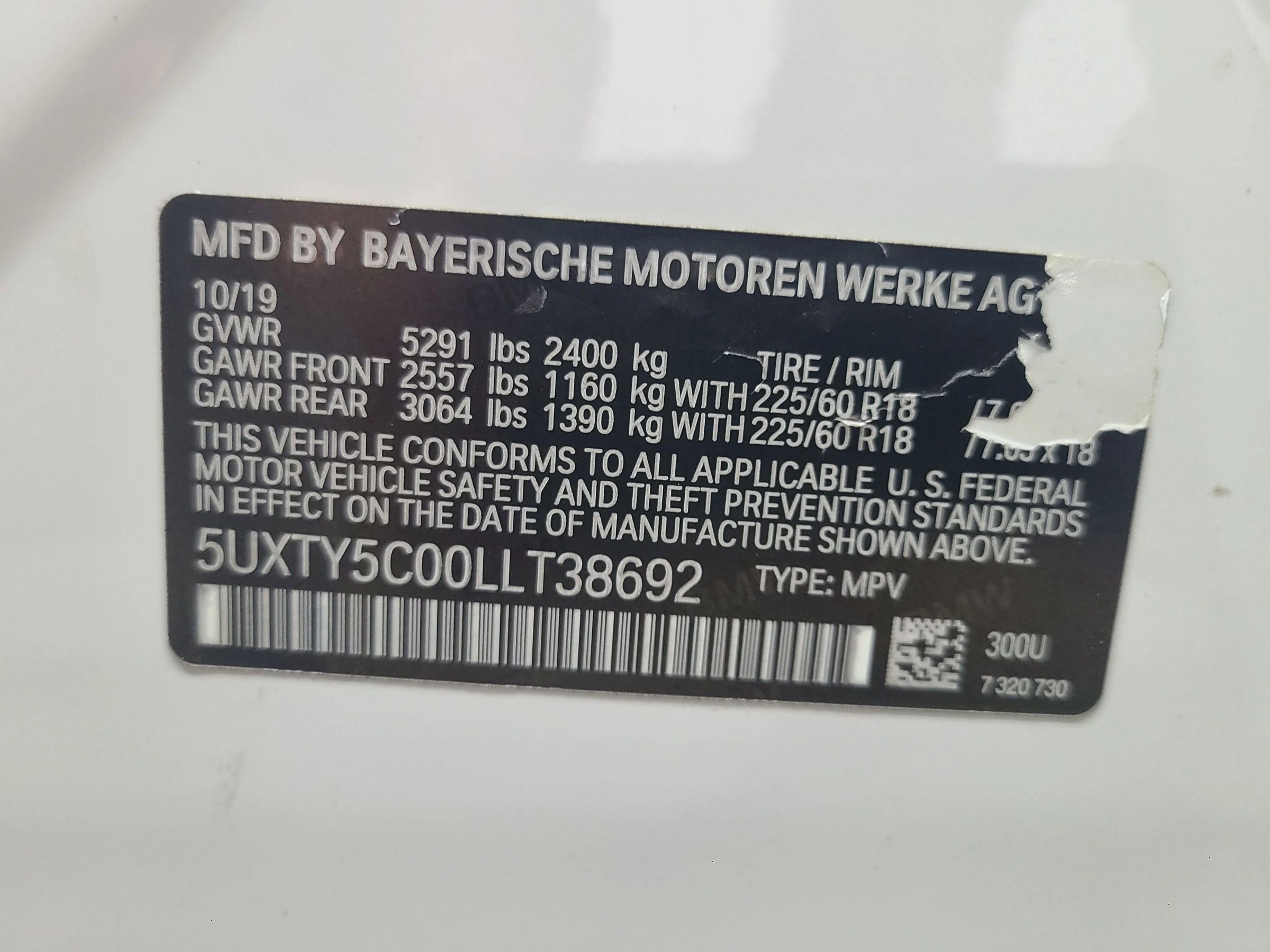 Used 2020 BMW X3 xDrive30i image 3