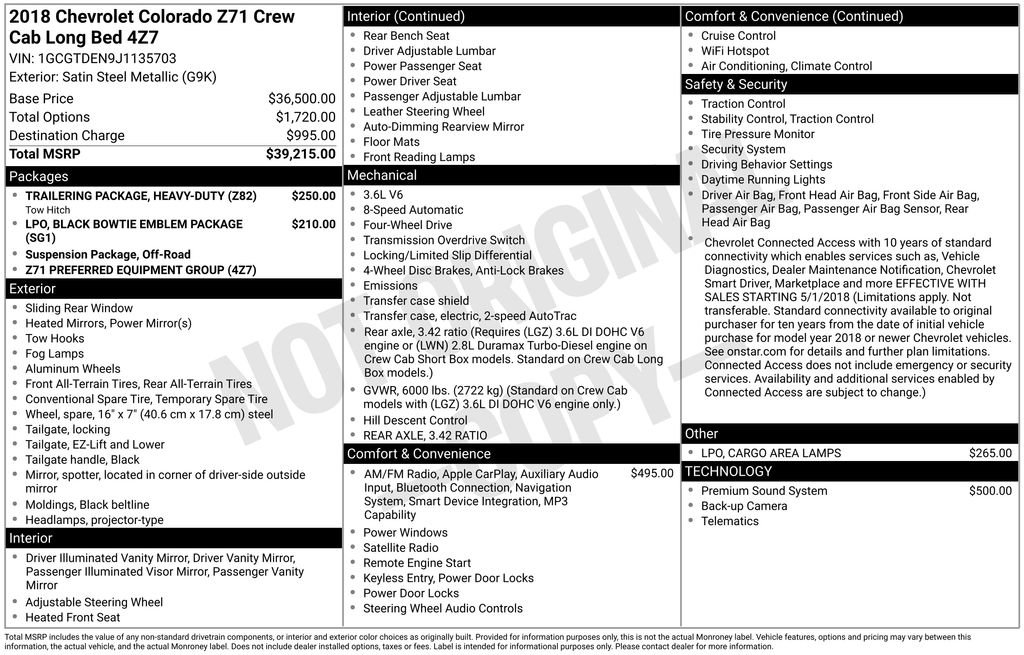 Used 2018 Chevrolet Colorado Z71 image 6