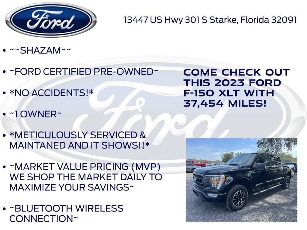 Certified 2023 Ford F150 XLT w/ Equipment Group 302A High AWD/4WD image 6