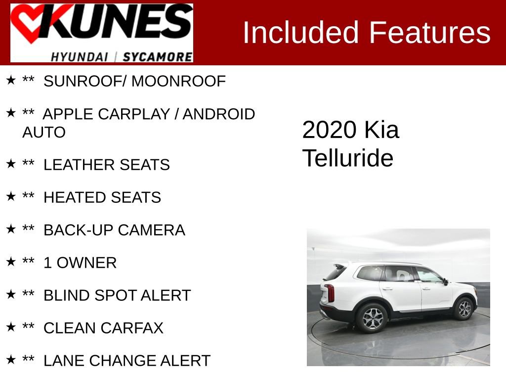 Used 2020 Kia Telluride EX FWD image 2