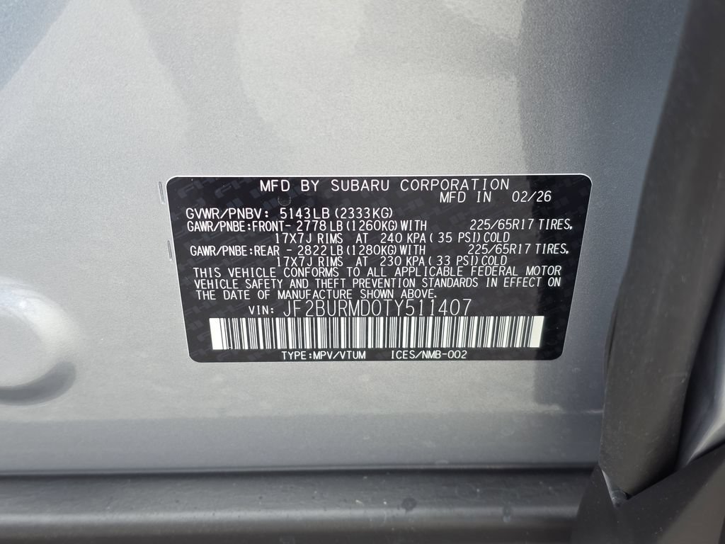 New 2026 Subaru Outback Wilderness AWD/4WD image 33