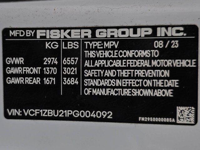 Used 2023 Fisker Ocean One AWD/4WD image 50