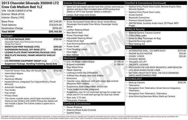 Used 2013 Chevrolet Silverado 3500 LTZ w/ LTZ Plus Package image 27