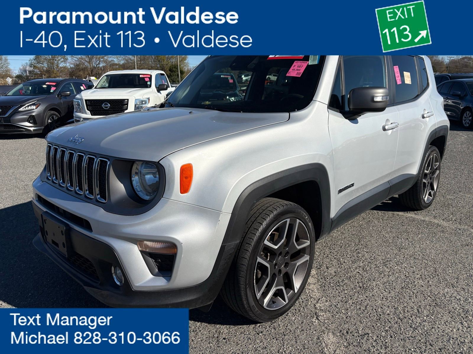 Used 2021 Jeep Renegade Limited image 1