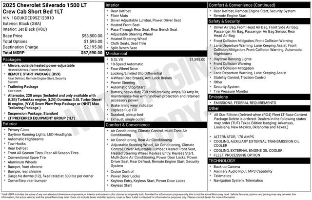 Certified 2025 Chevrolet Silverado 1500 LT image 41