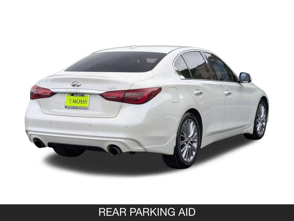 Certified 2023 INFINITI Q50 Luxe w/ Cargo Package RWD image 8