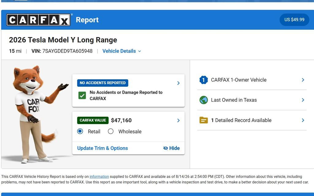 Used 2026 Tesla Model Y 2WD image 11