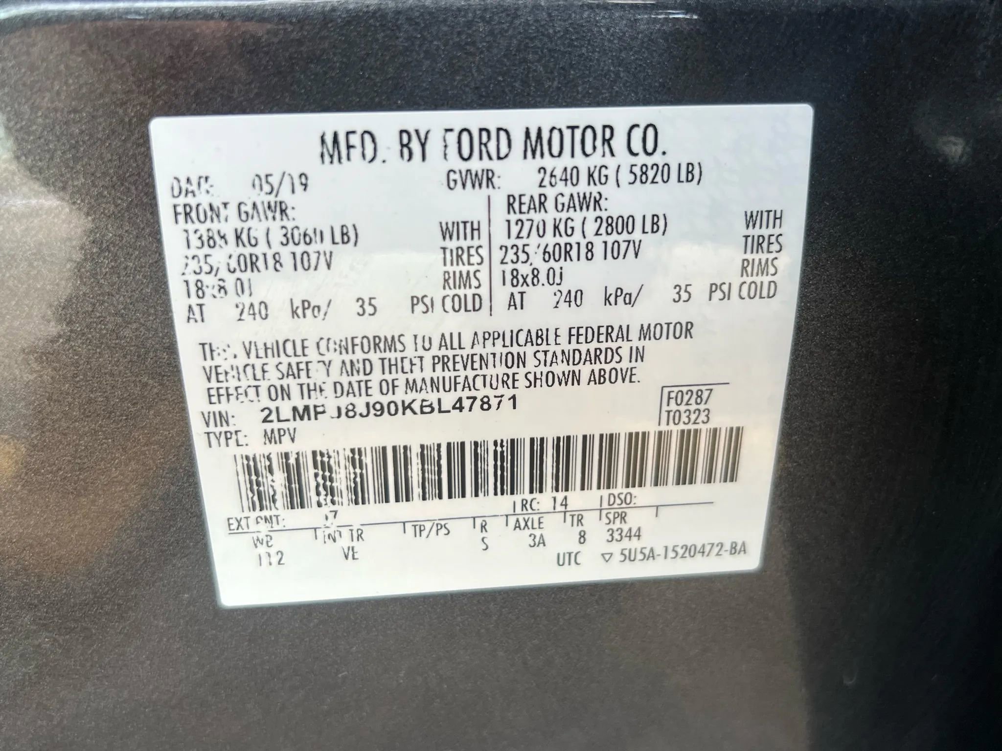 Used 2019 Lincoln Nautilus Premier AWD/4WD image 33