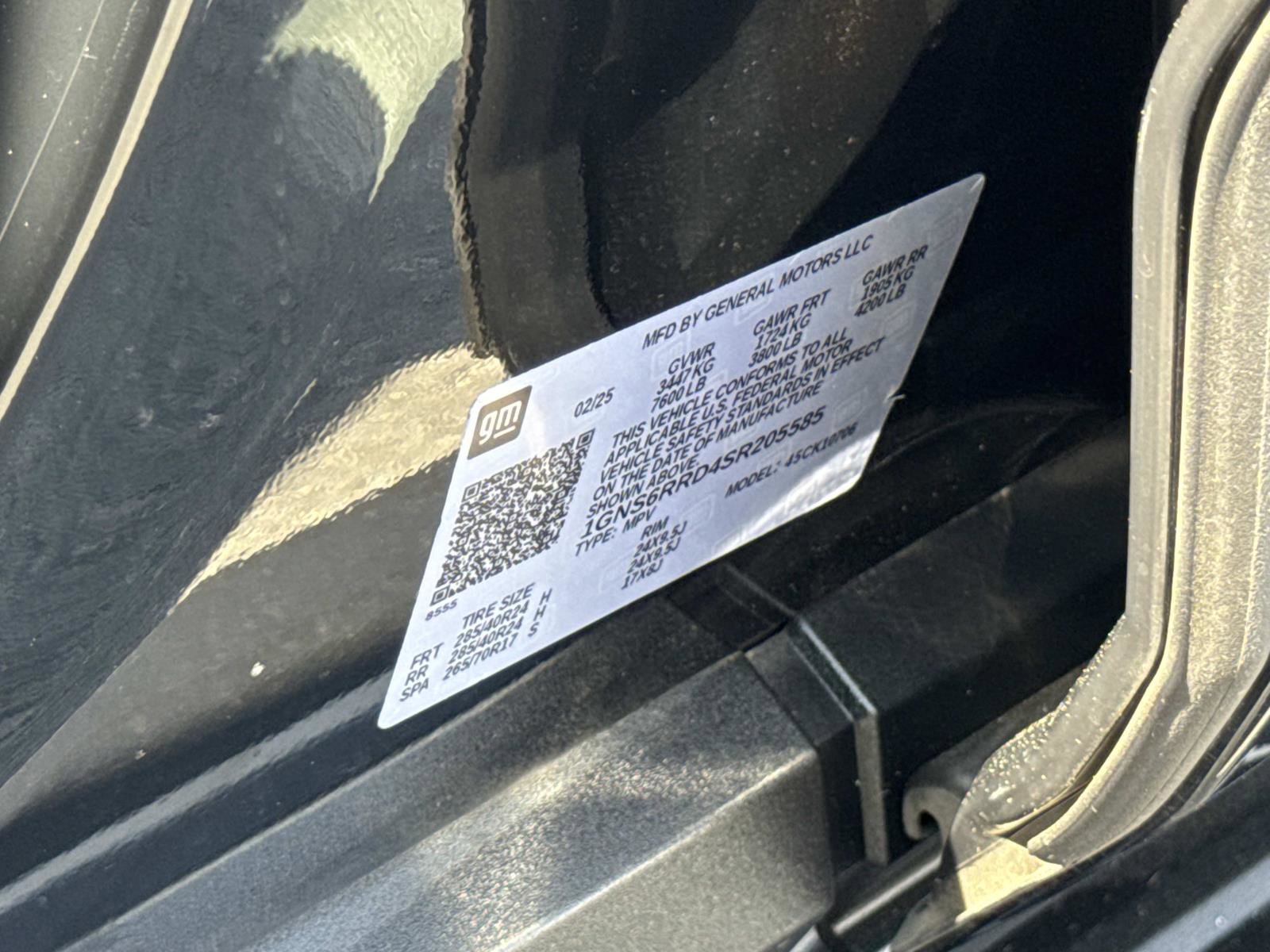 Certified 2025 Chevrolet Tahoe RST w/ RST Capability Package image 31