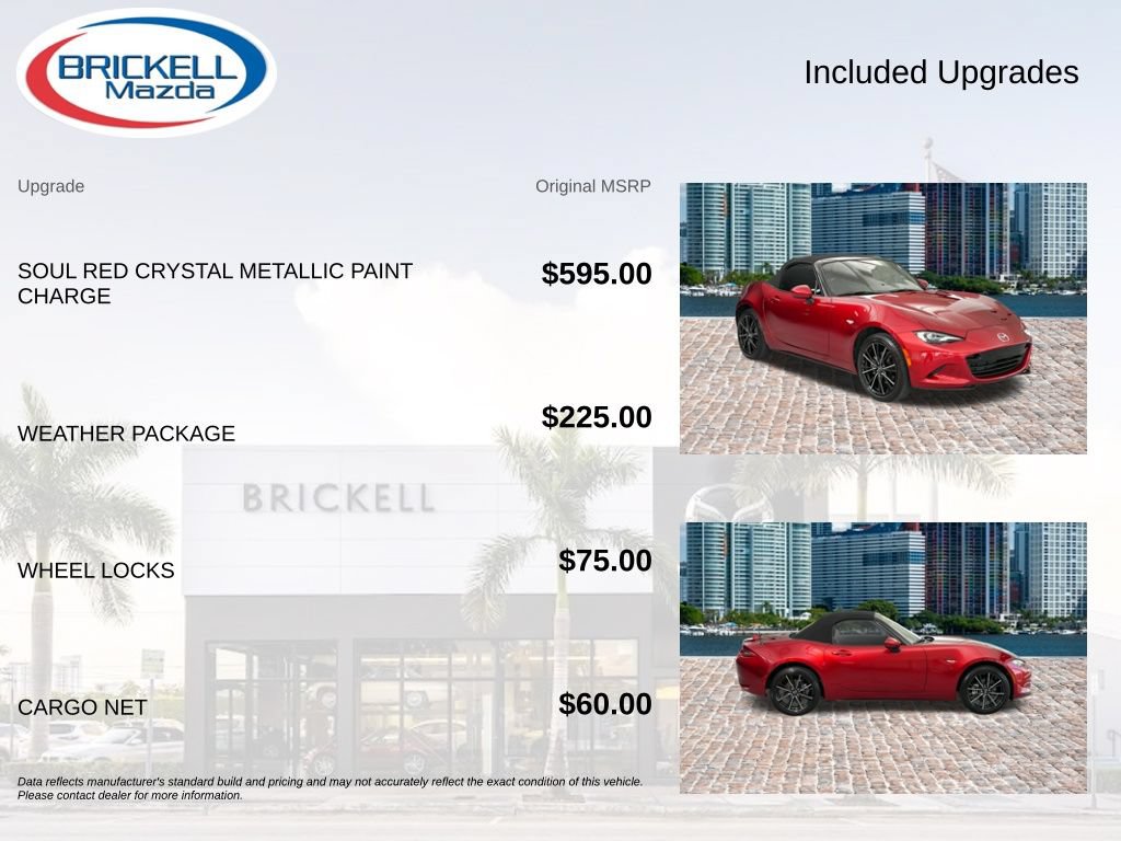 Used 2025 MAZDA MX-5 Miata Grand Touring w/ Weather Package RWD image 13
