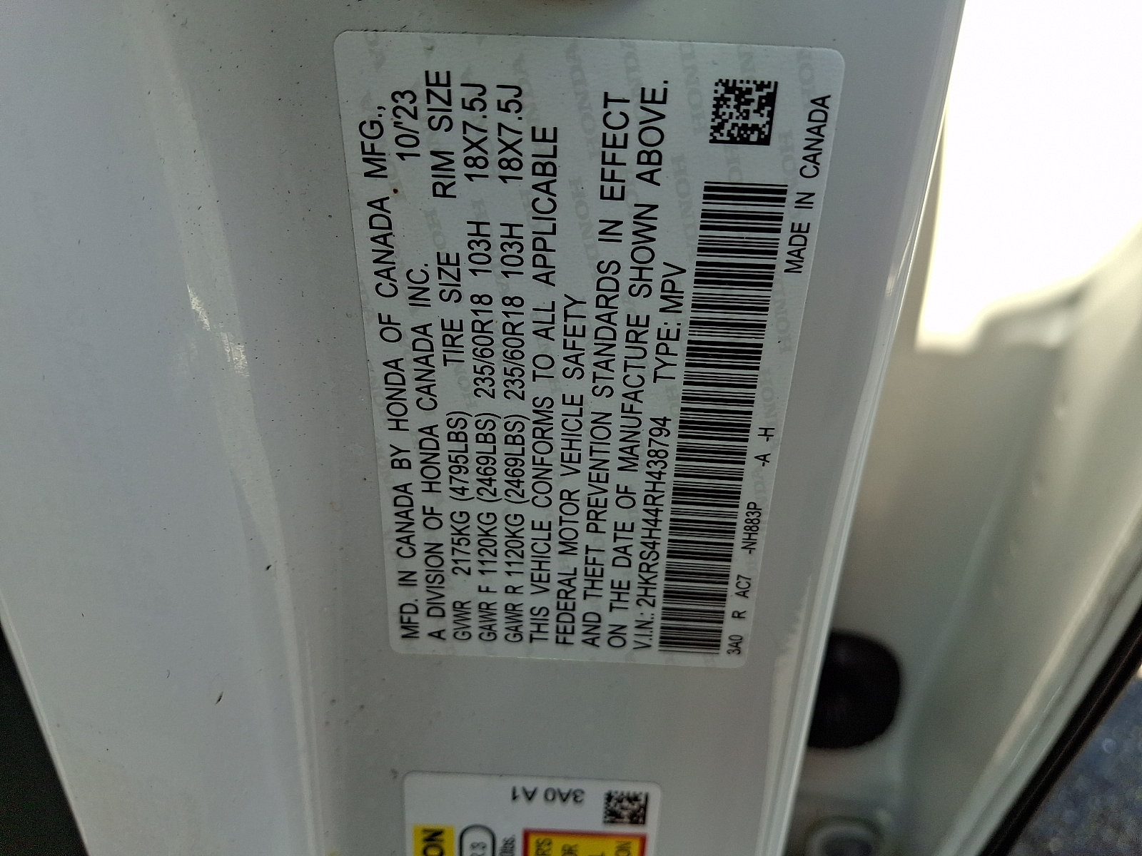 Certified 2024 Honda CR-V EX image 27