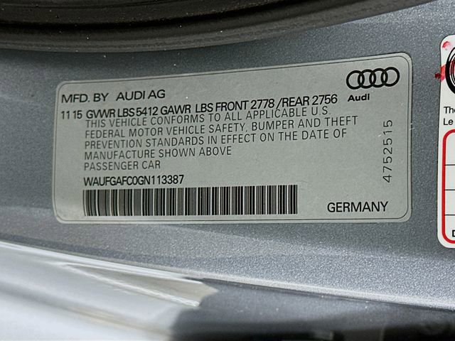 Used 2016 Audi A6 3.0T Premium Plus w/ S Line Sport Package image 37