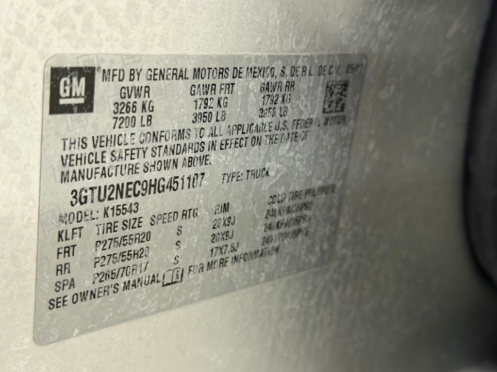 Certified 2017 GMC Sierra 1500 SLT w/ SLT Premium Package image 37