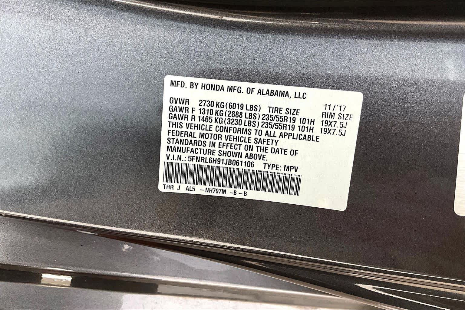 Used 2018 Honda Odyssey Elite image 38