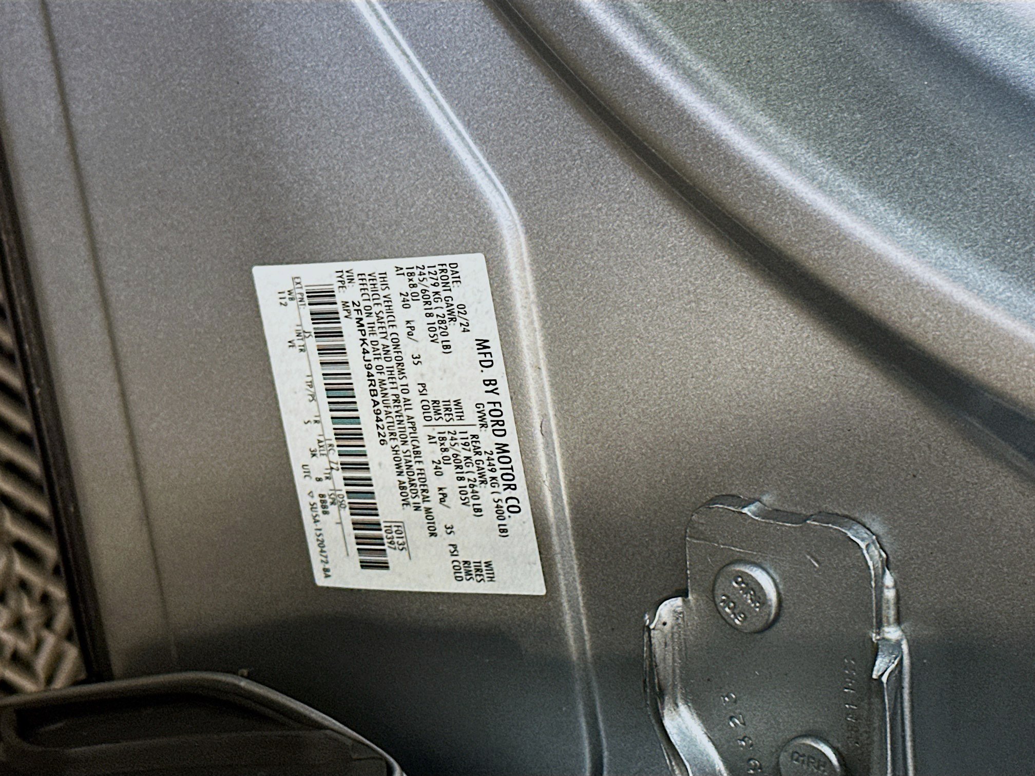 Used 2024 Ford Edge SEL AWD/4WD image 12