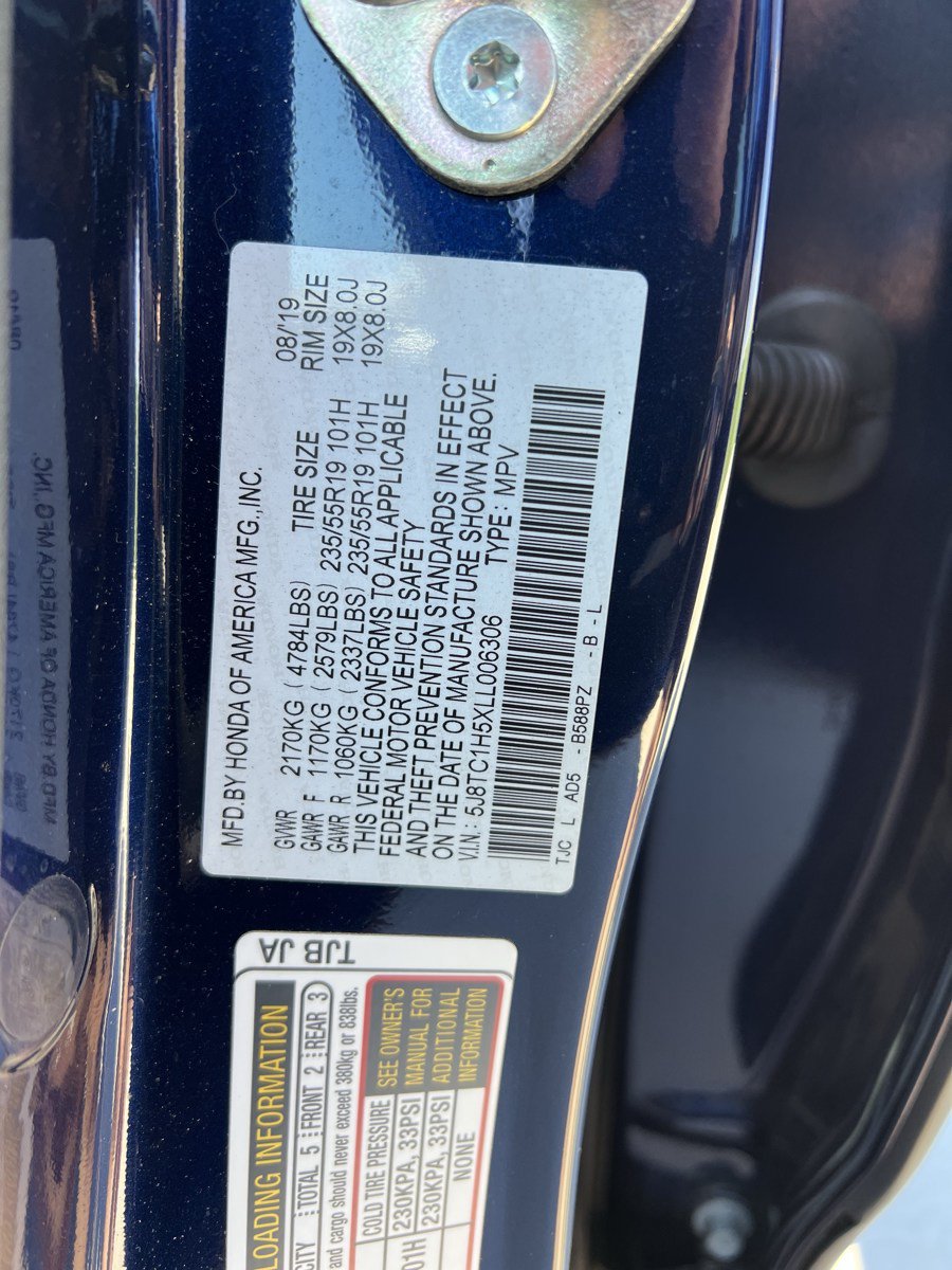 Certified 2020 Acura RDX w/ Technology Package FWD image 38