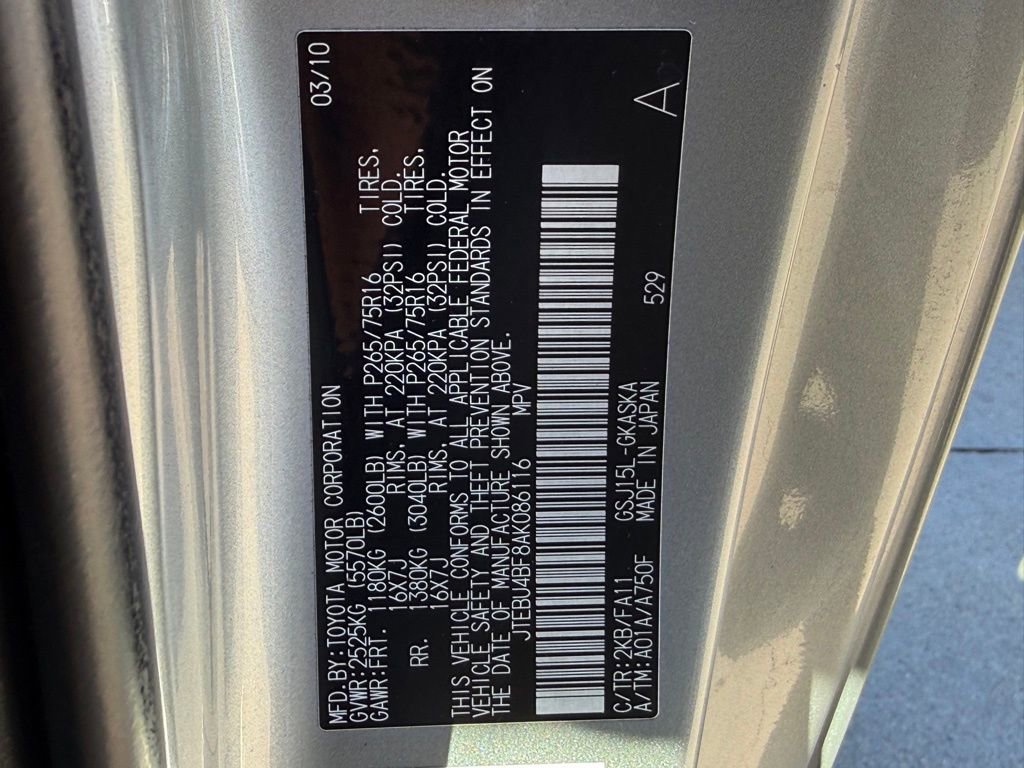 Used 2010 Toyota FJ Cruiser 4WD image 28