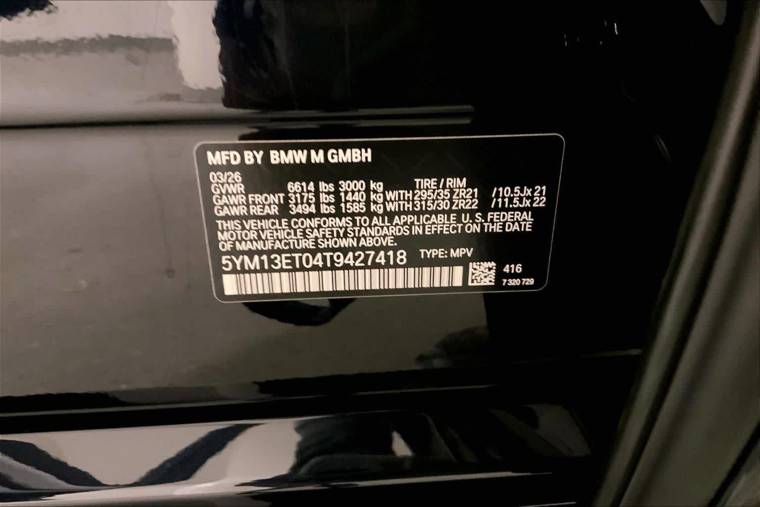 New 2026 BMW X5 M Competition w/ Executive Package AWD/4WD image 21