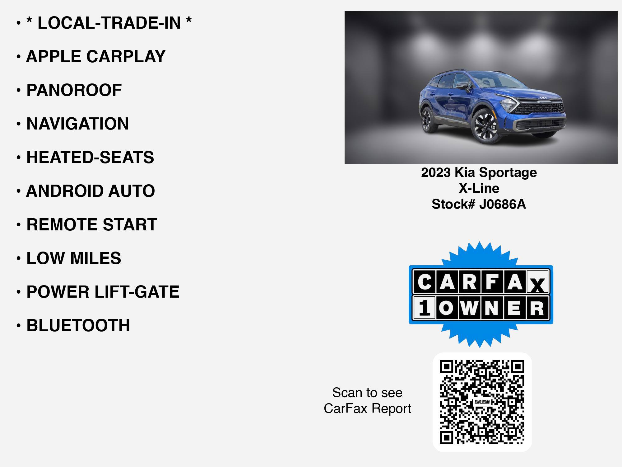 Used 2023 Kia Sportage X-Line w/ X-Line Premium Package AWD/4WD image 7