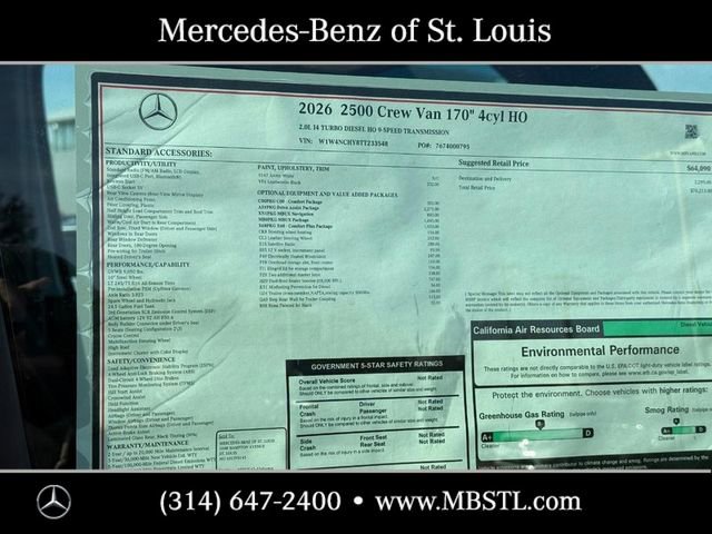 New 2026 Mercedes-Benz Sprinter 2500 image 6
