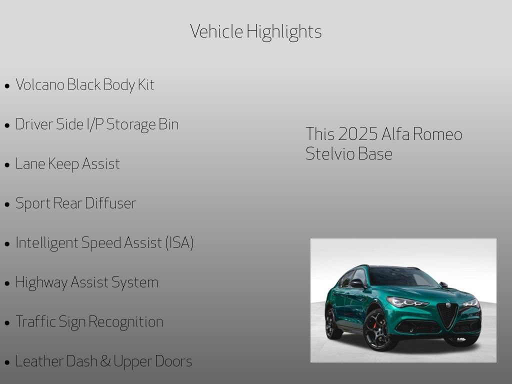 New 2025 Alfa Romeo Stelvio Sprint image 20