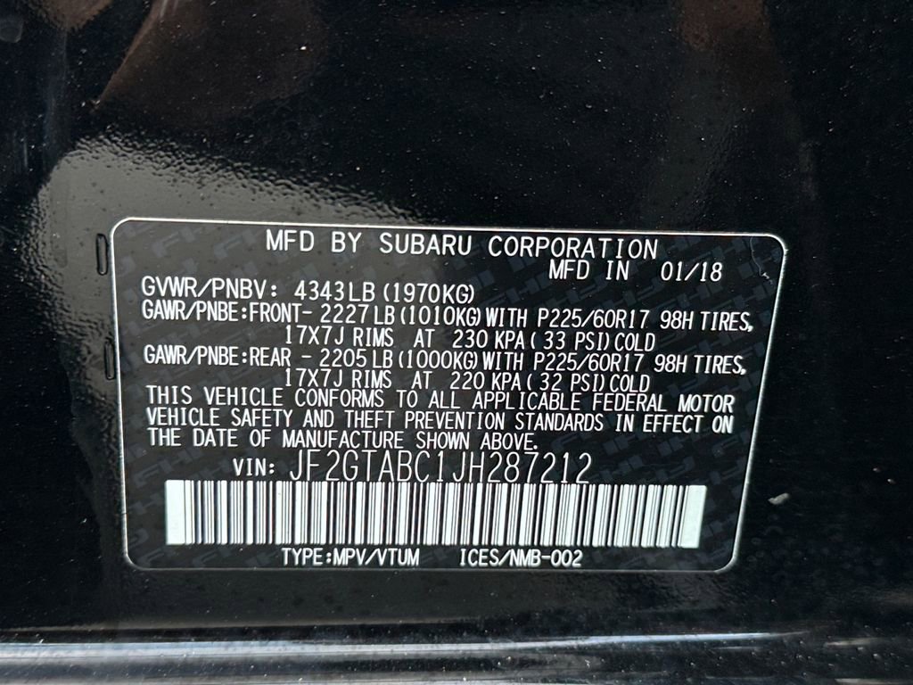 Used 2018 Subaru Crosstrek 2.0i Premium image 24