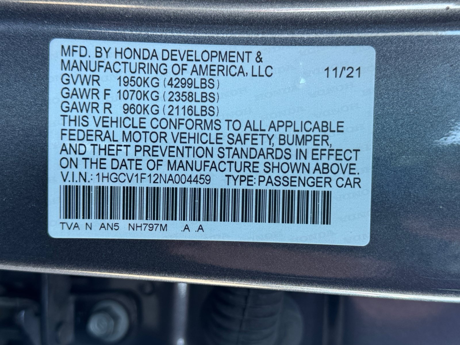 Used 2022 Honda Accord LX image 33