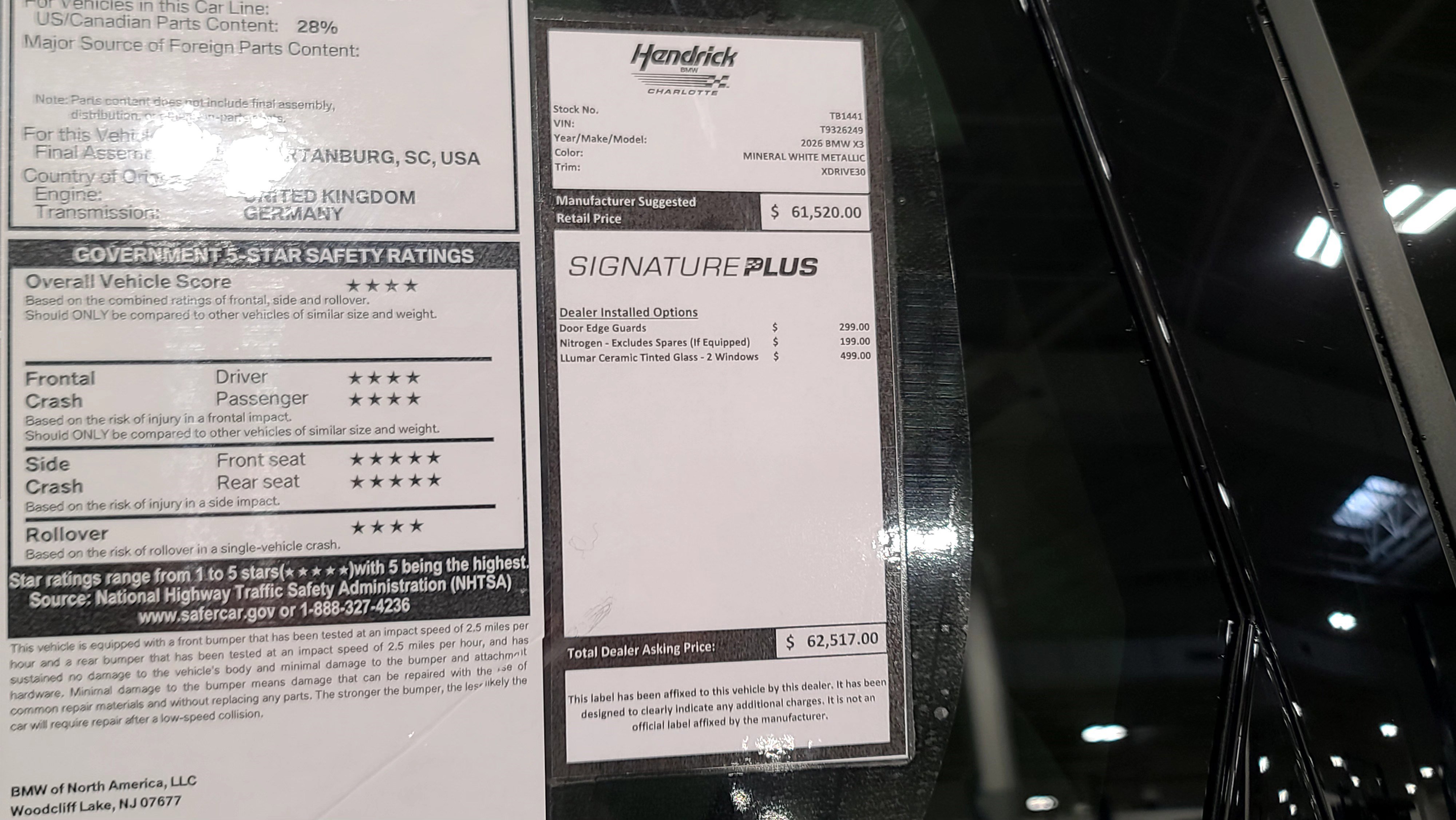 Used 2026 BMW X3 xDrive30 w/ Premium Package image 32