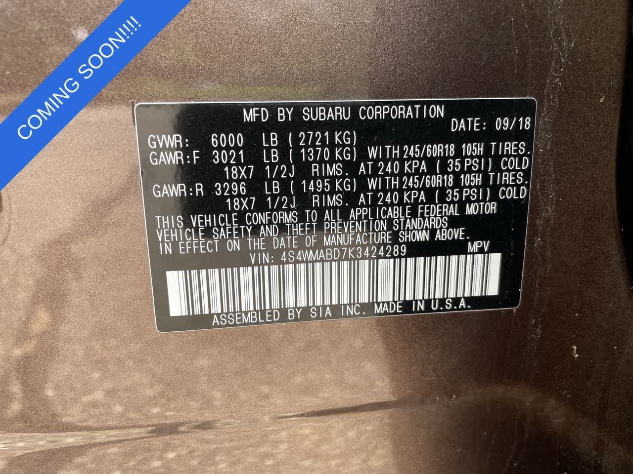 Used 2019 Subaru Ascent Premium AWD/4WD image 31