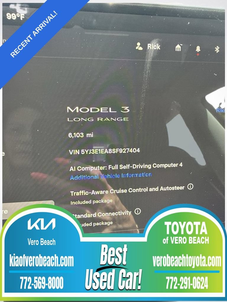 Used 2025 Tesla Model 3 Long Range RWD image 1