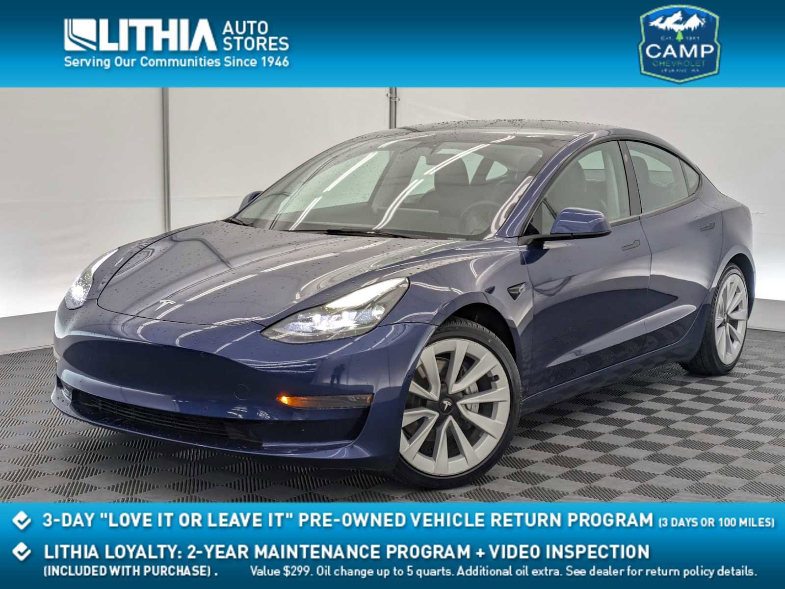 Used 2022 Tesla Model 3 Standard Range image 1