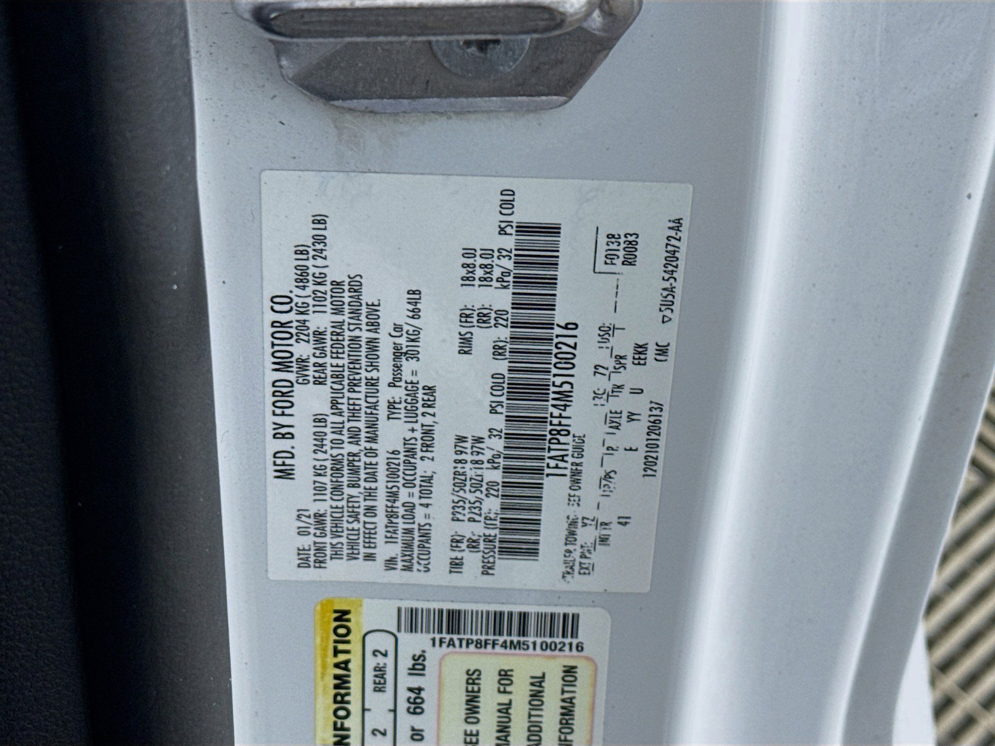 Used 2021 Ford Mustang GT Premium image 38