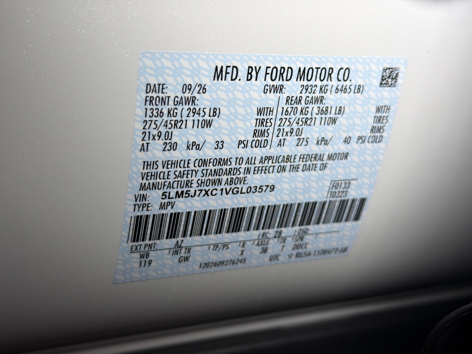 New 2027 Lincoln Aviator Reserve AWD/4WD image 18