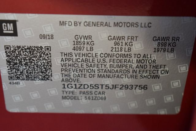 Certified 2018 Chevrolet Malibu LT w/ Driver Confidence Package image 35