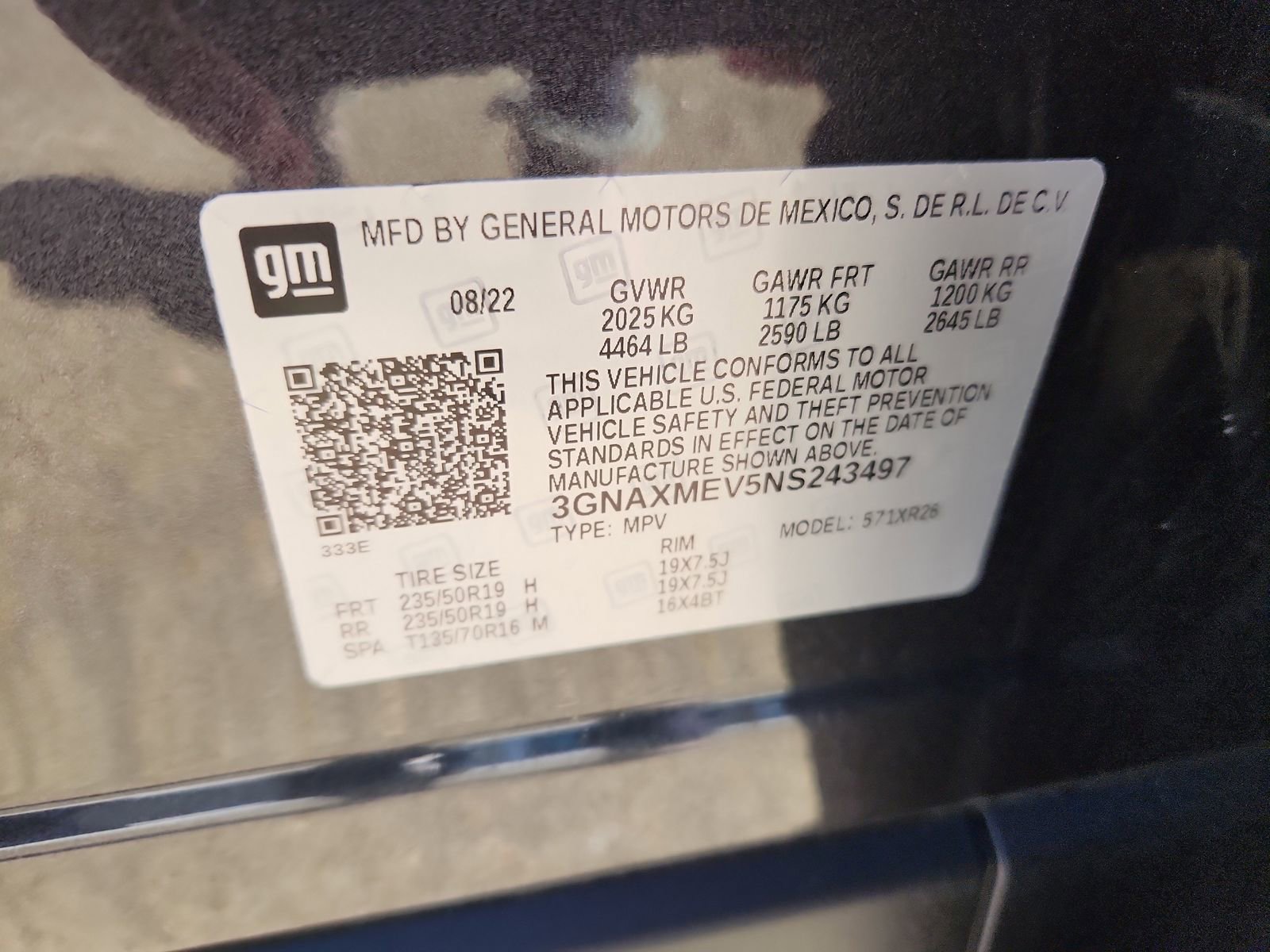 Used 2022 Chevrolet Equinox RS w/ RS Leather Package image 20