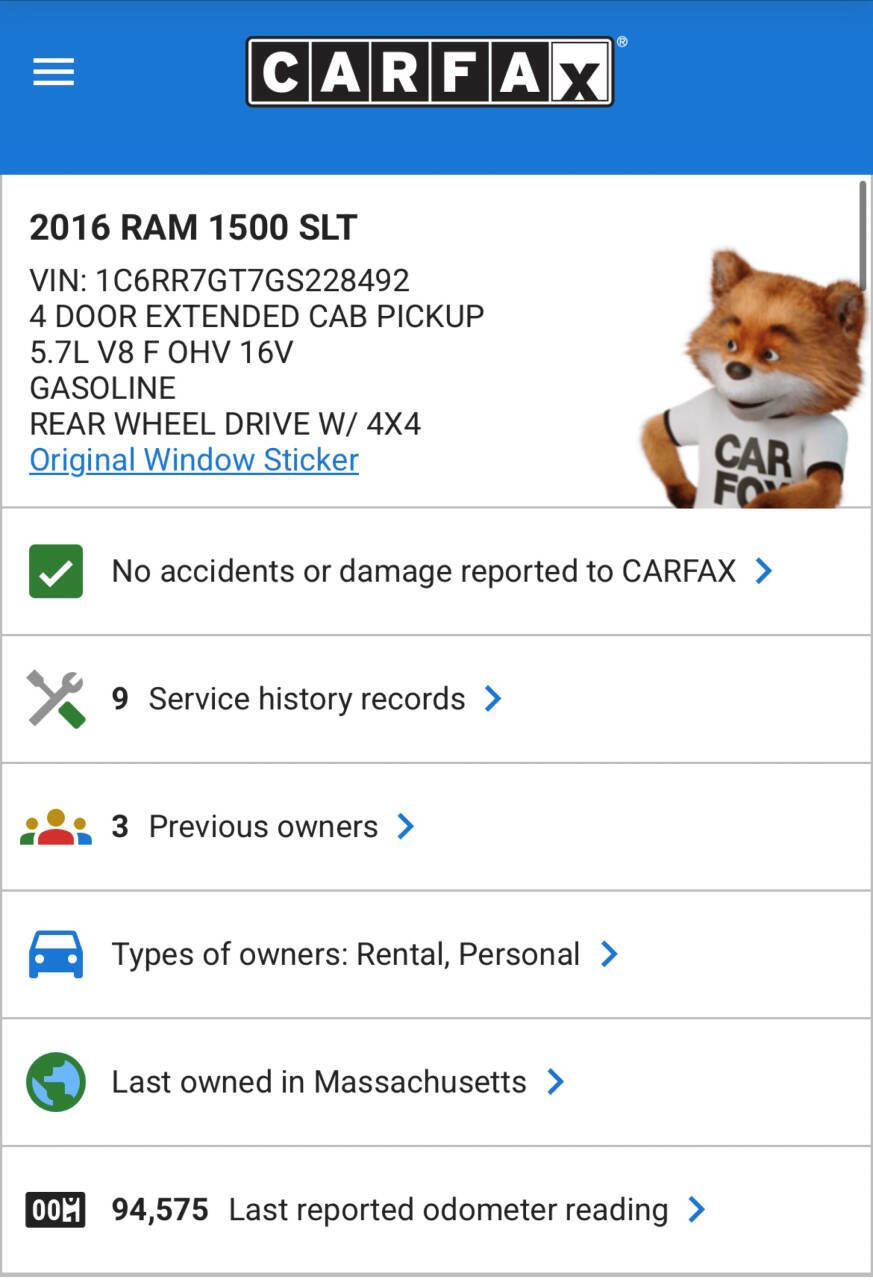 Used 2016 RAM 1500 Classic SLT image 7