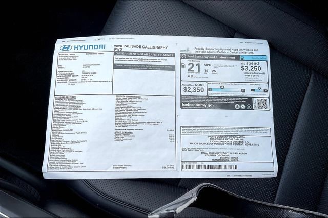 New 2026 Hyundai Palisade Calligraphy image 14