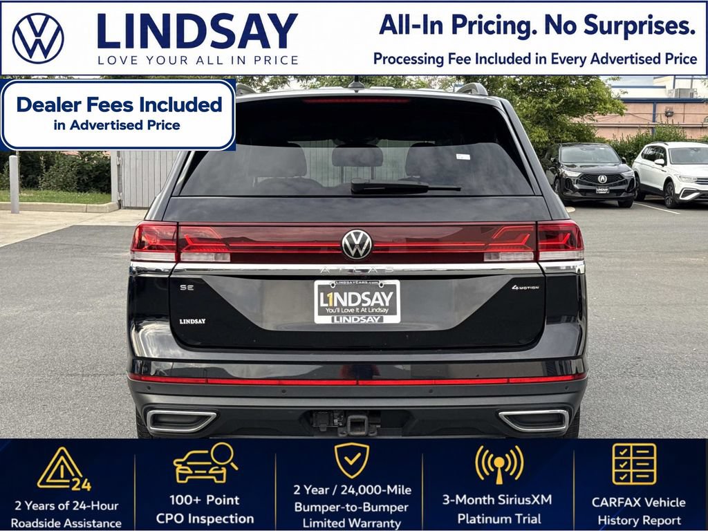 Used 2024 Volkswagen Atlas SE w/ Panoramic Sunroof Package AWD/4WD image 4
