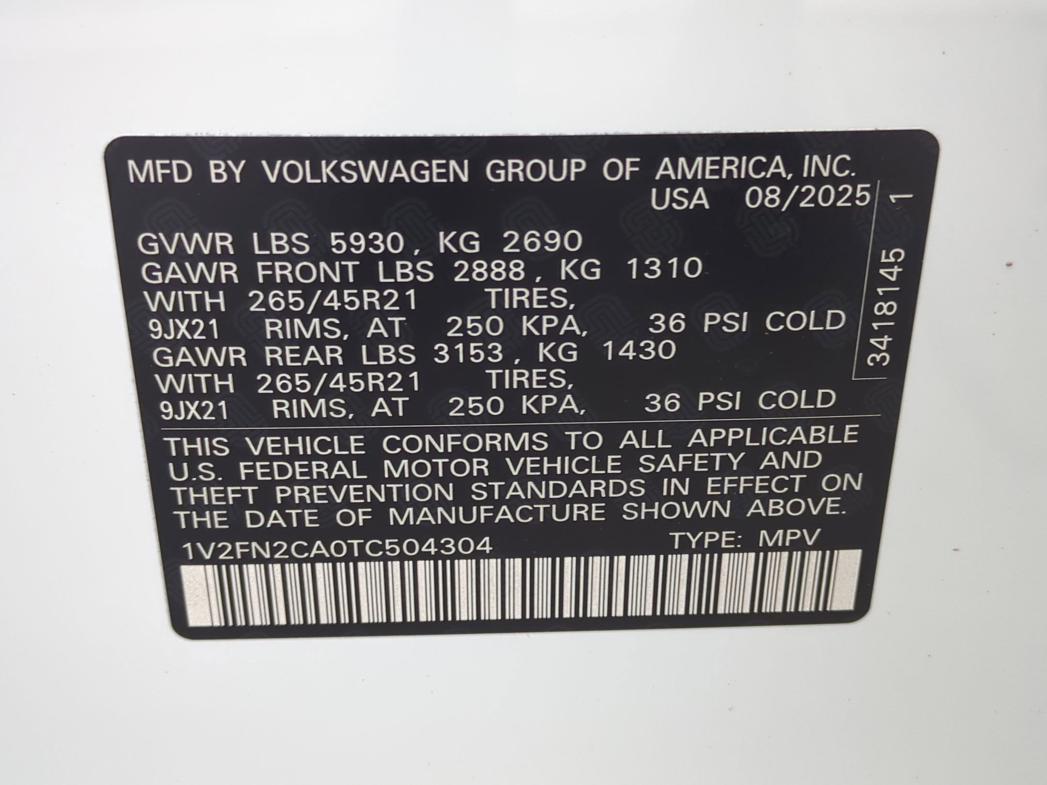 New 2026 Volkswagen Atlas SEL Premium R-Line image 21