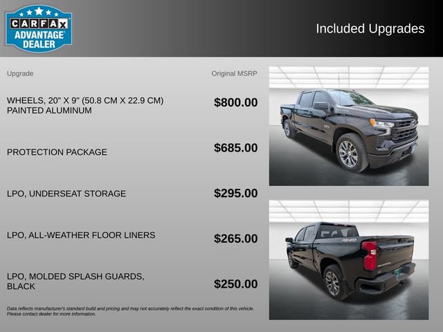 Certified 2025 Chevrolet Silverado 1500 RST w/ Protection Package AWD/4WD image 3