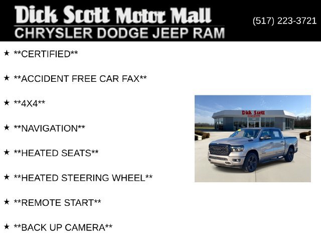 Certified 2022 RAM 1500 Big Horn AWD/4WD image 11