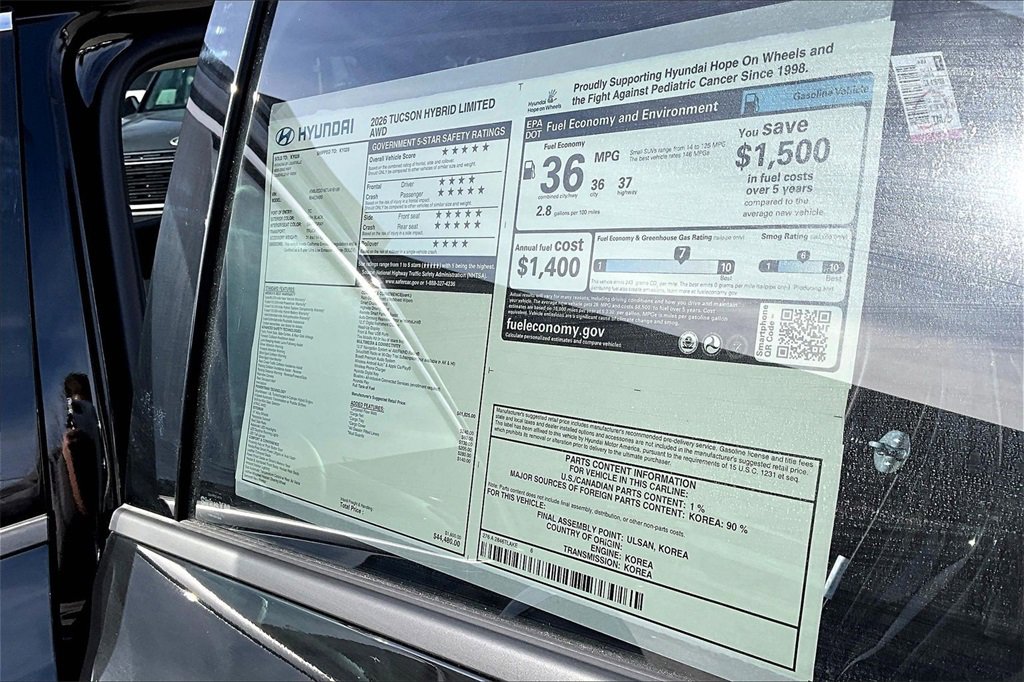 New 2026 Hyundai Tucson Limited image 14