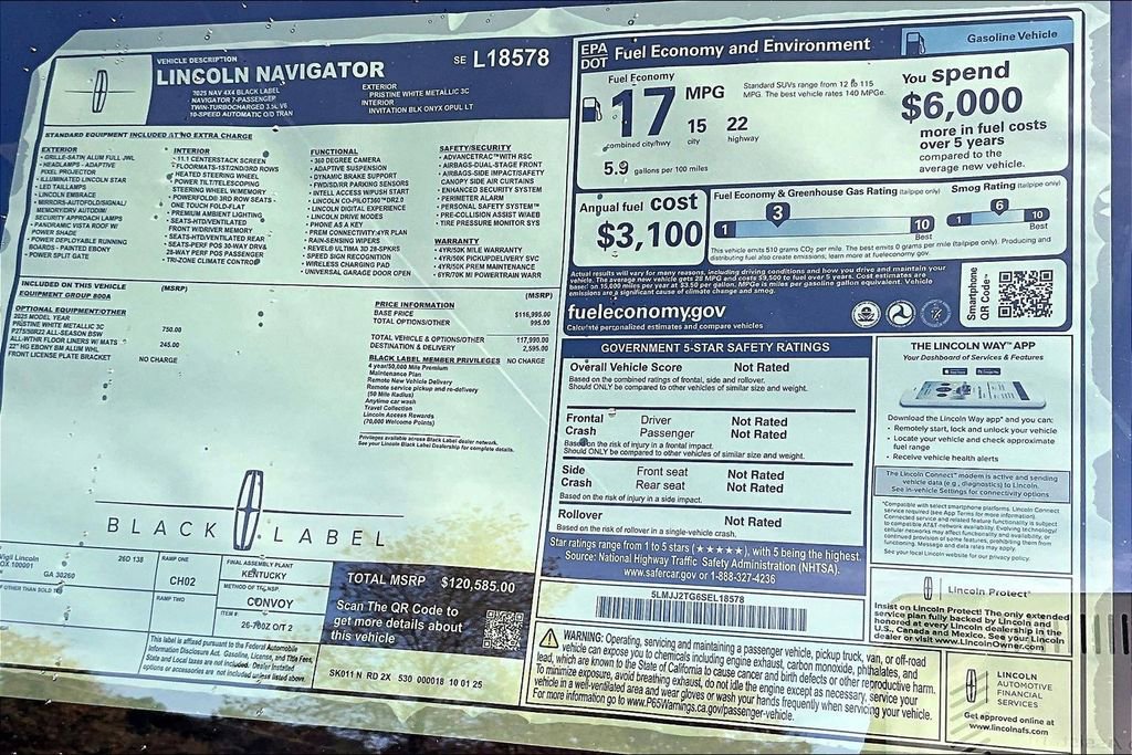 New 2025 Lincoln Navigator Black Label image 14