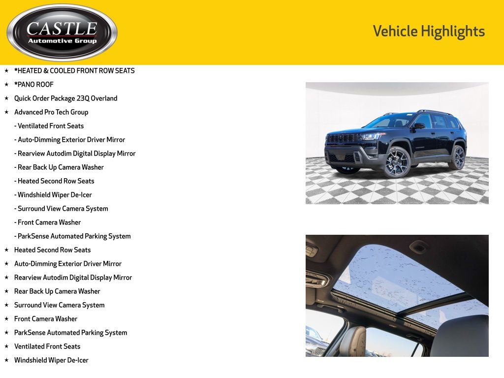 New 2026 Jeep Cherokee Overland w/ Advanced Pro Tech Group image 3