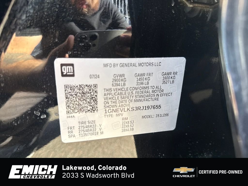 Certified 2024 Chevrolet Traverse RS w/ LPO, Floor Liner Package image 29