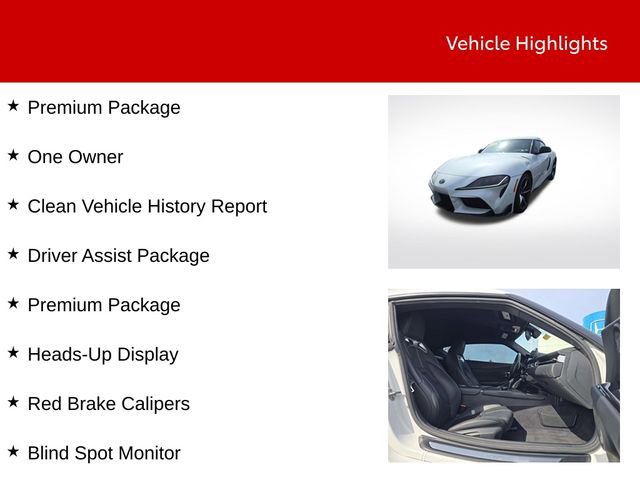 Used 2021 Toyota Supra Premium w/ Driver Assist Package image 9